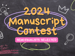2024 Manuscript Semi-finalists Selected