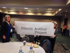 The Soon to be Famous Illinois Author project made its debut at the Illinois Library Association conference today.