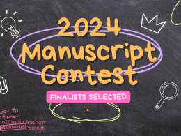 2024 Manuscript Finalists Announced